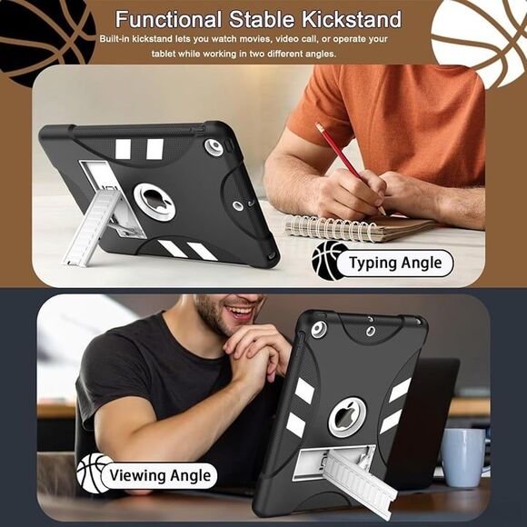 Rantice Case for iPad 9th/8th/7th - Heavy Duty Shockproof Rugged Protective Case - Picture 5 of 9